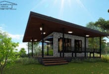 การออกแบบบ้านหลังเล็กชั้นเดียว งบเพียง 280,000 บาท