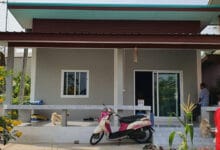 รีวิวบ้านทรงโมเดิร์น ราคา 4 แสนนิดๆ