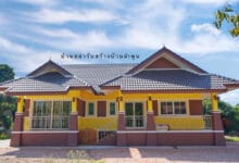 บ้านทรงไทยประยุกต์ ยกฐาน 3 ห้องนอน 2 ห้องน้ำ