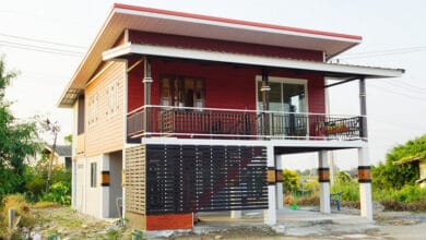 บ้านสองชั้น สไตล์โมเดิร์น ห้องนอน 1 ห้องน้ำ มีระเบียง