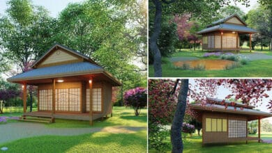 บ้านพักตากอากาศ สไตล์ญี่ปุ่นดั้งเดิม