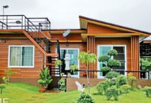 บ้านน็อคดาวน์ 3 ห้องนอน 2 ห้องน้ำ สไตล์รีสอร์ต มีดาดฟ้า