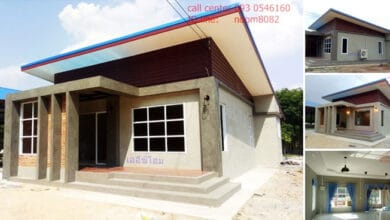 บ้านชั้นเดียว สไตล์โมเดิร์นลอฟท์ 2 ห้องนอน 1 ห้องน้ำ ราคา 5.4 แสนเท่านั้น