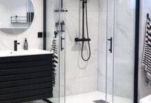 รวม 30 ไอเดียห้องน้ำ ดีไซน์เรียบหรูสะอาดตา สไตล์โมเดิร์น