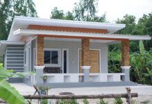 แบบบ้านสวยๆ ขนาด 2 ห้องนอน 2 ห้องน้ำ พื้นที่ 65 ตารางเมตร งบไม่เกินหลักแสน