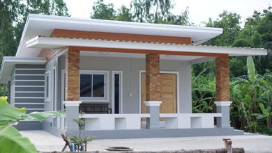 แบบบ้านสวยๆ ขนาด 2 ห้องนอน 2 ห้องน้ำ พื้นที่ 65 ตารางเมตร งบไม่เกินหลักแสน