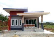 บ้านชั้นเดียวสวยๆ สไตล์โมเดิร์น 2 ห้องนอน 2 ห้องน้ำ ขนาด 102 ตารางเมตร