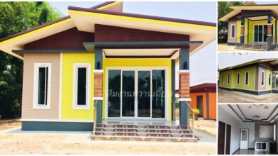 บ้านสไตล์โมเดิร์นสวยๆ หลังคาทรงปีกนก  ราคา 690,000 บาท