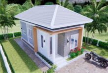 แบบบ้านคอนเทมโพรารีหน้าแคบ ครบทุกฟังก์ ในพื้นที่ 36 ตร.ม.