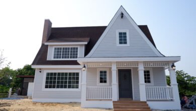 แบบบ้านน็อคดาวน์ สไตล์ยุโรปตะวันตก 2 ห้องนอน 1 ห้องน้ำ