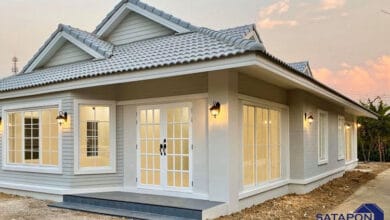 แบบบ้านสไตล์วินเทจ 3 ห้องนอน 2 ห้องน้ำ ดูแลอบอุ่นอย่างเขาไปอยู่