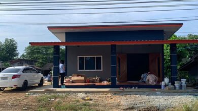 บ้านโมเดิร์นราคา 450,000 บาท ขนาด 2 ห้องนอน 1 ห้องน้ำ ขนาดตัวบ้าน 7 x 13 เมตร
