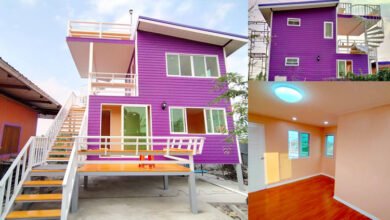 บ้านน็อคดาวน์ 3 ชั้นมีดาดฟ้า 3 ห้องนอน 2 ห้องน้ำ ราคาเพียง 659,000 บาท