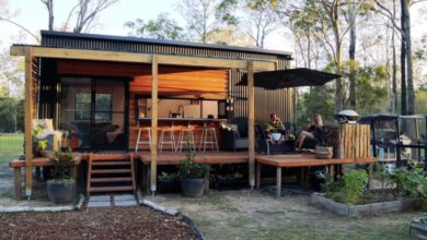 บ้านไม้ทรงโมเดิร์น เรียบง่ายทันสมัย เหมาะสำหรับทำเป็นรีสอร์ท