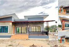 บ้านชั้นเดียวสไตล์โมเดิร์น ออกแนว loft 3 ห้องนอน 2 ห้องน้ำ