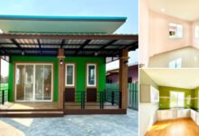 บ้านชั้นเดียว สไตล์โมเดิร์น 3ห้องนอน 1ห้องน้ำ พื้นที่ 92 ตารางเมตร