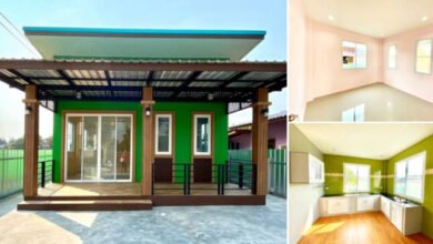 บ้านชั้นเดียว สไตล์โมเดิร์น 3ห้องนอน 1ห้องน้ำ พื้นที่ 92 ตารางเมตร