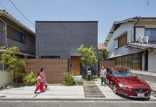 บ้านหน้าแคบ สไตล์ญี่ปุ่นแบบโมเดิร์น ฟังก์ชันการทำงานแบบครบครัน