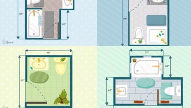 10 แบบแปลนห้องน้ำแจกฟรี ให้เพื่อนๆได้เลือกใช้งาน