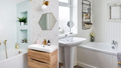 36 แนวคิดห้องน้ำขนาดเล็กสำหรับพื้นที่ขนาดกะทัดรัด