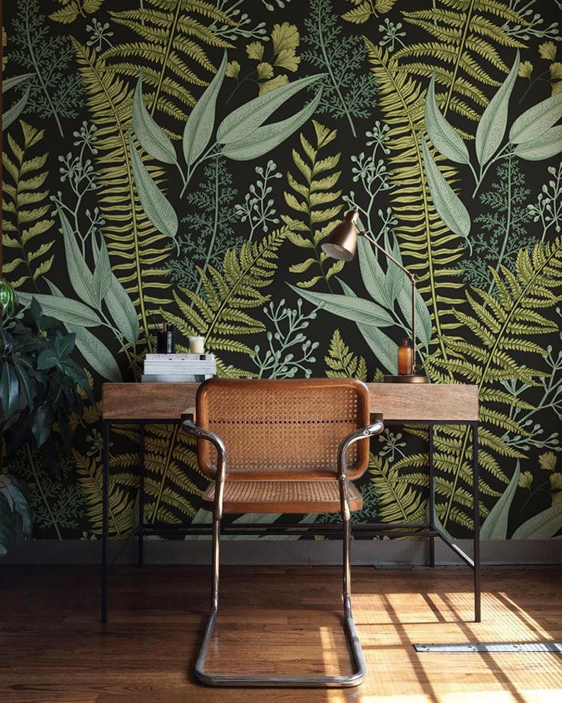 Botanical Greenery Wallpaper
