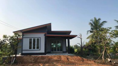 บ้านชั้นเดียวสไตล์โมเดิร์น