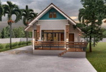 แบบบ้านชั้นเดียวสไตล์รีสอร์ต