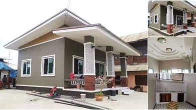 บ้านชั้นเดียว สไตล์โมเดิร์นข