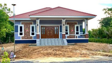 บ้านชั้นเดียวยกสูงร่วมสมัย