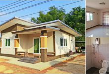 1 บ้านชั้นเดียวสไตล์โมเดิร์น