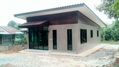 บ้านชั้นเดียวสไตล์โมเดิร์นลอฟท์