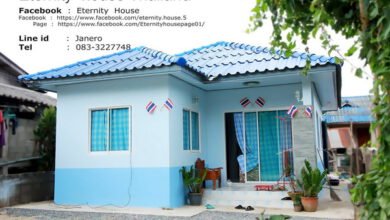 บ้านชั้นเดียวหลังเล็กกระทัดรัด