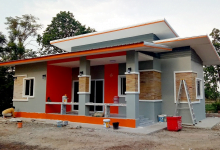 บ้านชั้นเดียวแนวโมเดิร์นทรอปิคอล