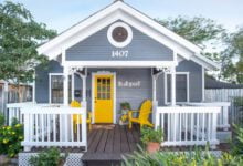 บ้านหลังเล็กกลางสวนสไตล์คอทเทจ