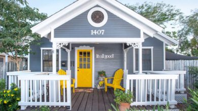 บ้านหลังเล็กกลางสวนสไตล์คอทเทจ