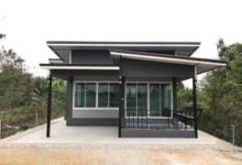 1 บ้านโมเดิร์นสไตล์ลอฟท์ - หน้าบ้าน