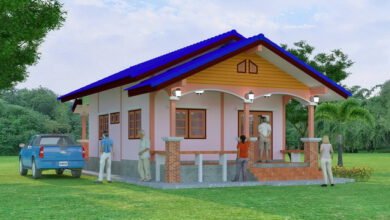 1 แบบบ้านชั้นเดียวสไตล์คันทรี