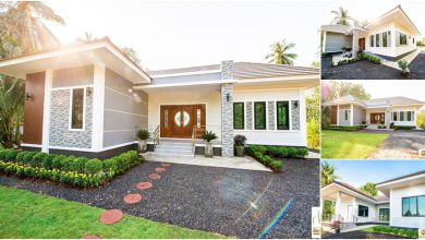 แบบบ้านชั้นเดียวสไตล์ร่วมสมัย