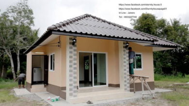 แบบบ้านชั้นเดียวสไตล์โมเดิร์น