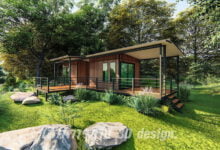 1 แบบบ้านโมเดิร์นชั้นเดียว