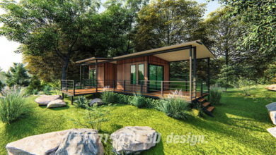 1 แบบบ้านโมเดิร์นชั้นเดียว