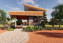 แบบบ้านสไตล์ร้านกาแฟ - หน้าบ้าน