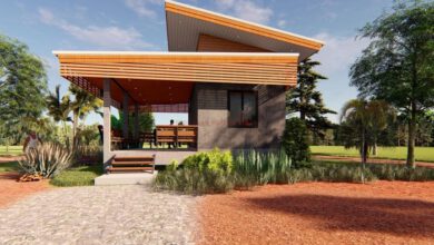 แบบบ้านสไตล์ร้านกาแฟ - หน้าบ้าน