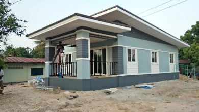 บ้านชั้นเดียวสไตล์โมเดิร์น