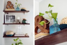 4 ติดตั้งชั้นแขวนลอย วางของตกแต่งหรืออุปกรณ์อาบน้ำก็ได้เช่นเดียวกัน