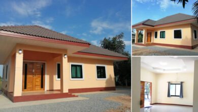 8 แบบบ้านชั้นเดียว ห้องน้ำ