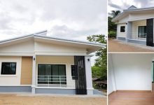 แปลนบ้านชั้นเดียวสไตล์โมเดิร์น